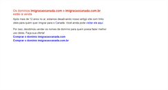 Desktop Screenshot of imigracaocanada.com