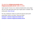 Tablet Screenshot of imigracaocanada.com